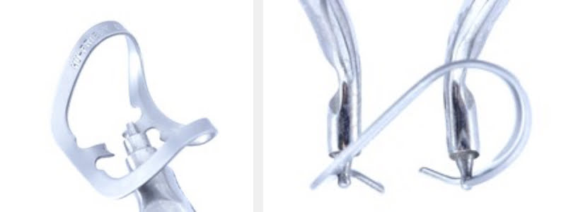 Use a 212 Modified Clamp to Restore Cervical Carious & NCCLs on Adjacent Teeth Guerrero using 212 modified clamp 03