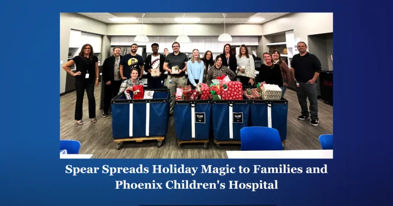 Spear Spreads Holiday Magic to Families at Phoenix Children’s Hospital