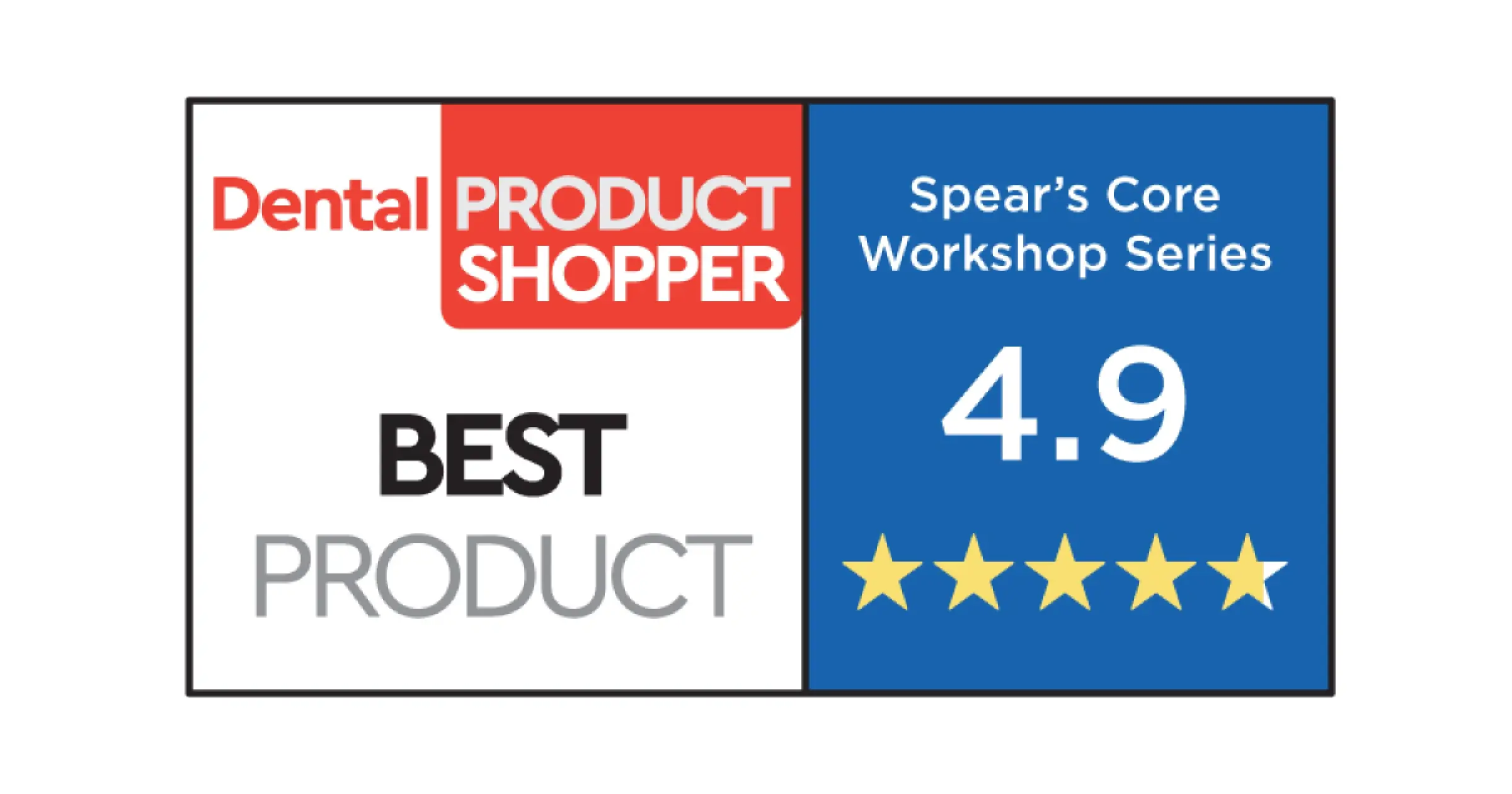 Dental Product Shopper Rates Spear Education's Core Workshops a Best Product Shopper Rates