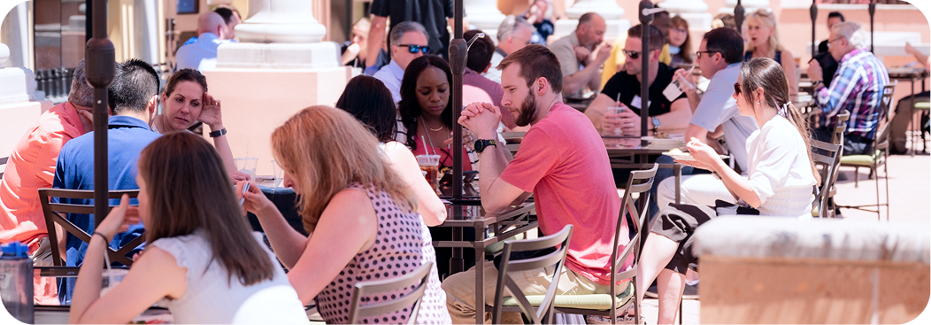 Breakout spaces inside and out Breakout spaces inside and out