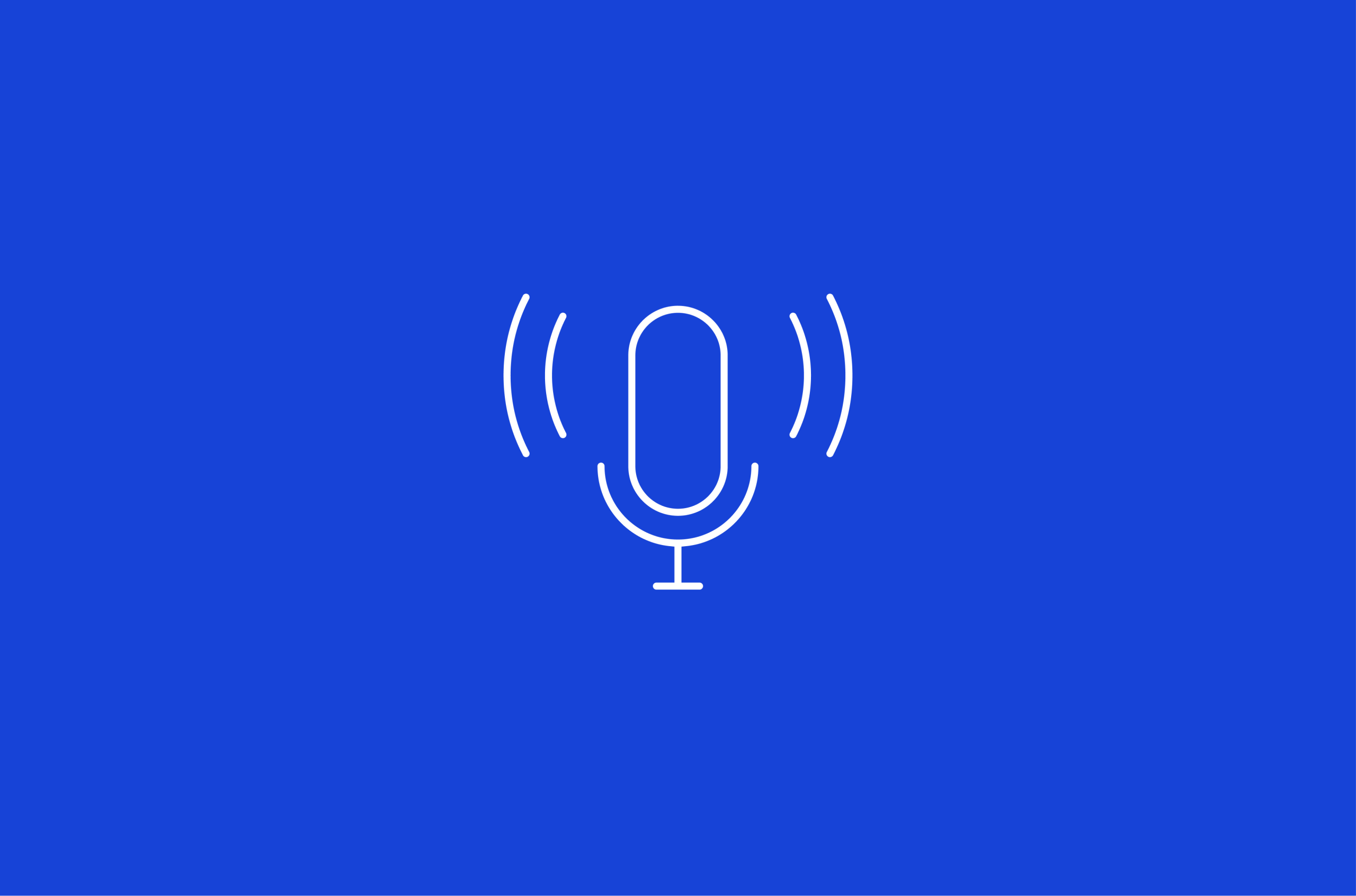 Podcast microphone icon representing a dental education podcast featuring a Spear Education speaker