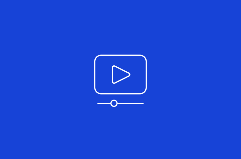 Video player icon representing dental education video featuring a Spear Education speaker