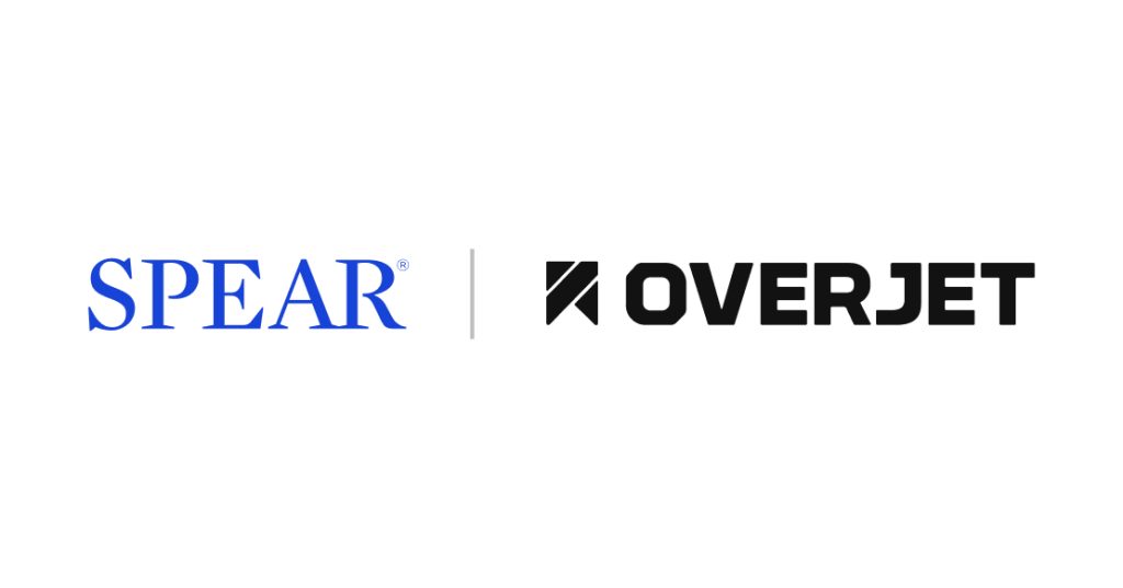 Spear Education and Overjet Partner to Power AI-Driven Care Spear Education and Overjet logos representing a partnership advancing dental AI diagnosis and clinical decision-making for dentists