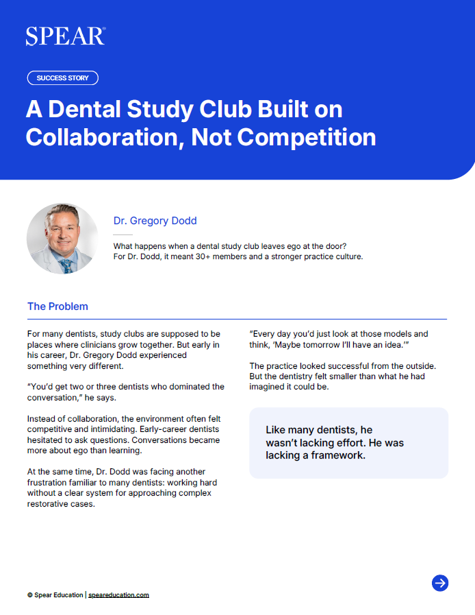 Success Stories a dental study club success story