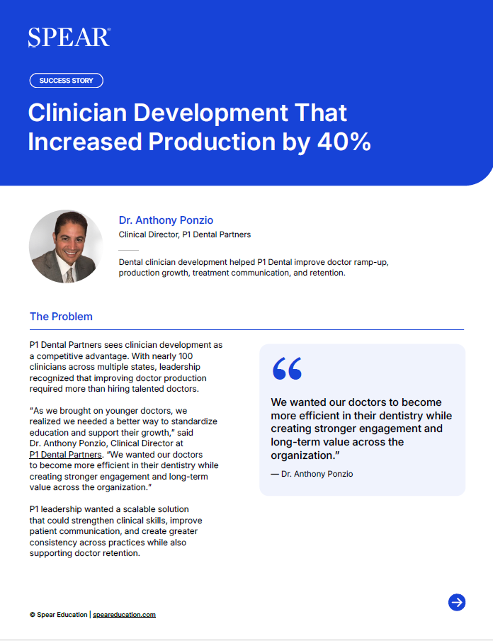 Success Stories clinical development that increased production success story