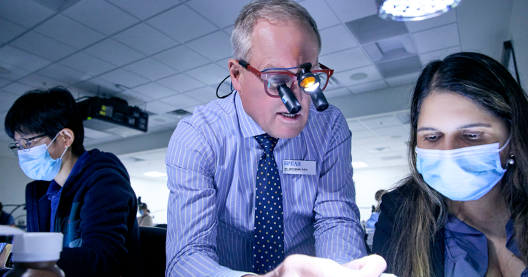 Clinical mentor providing hands-on training to new dentists to help reduce dental associate ramp time and improve clinical confidence.