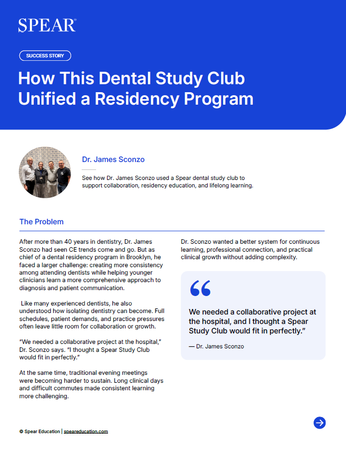 Success Stories how this dental study club unified success story