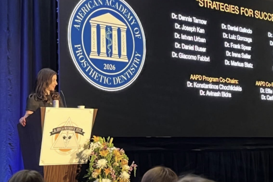 Spear Faculty Shapes Prosthodontics Leadership Dr. Effie Habsha, Spear Resident Faculty, advancing prosthodontics leadership as Co-President of the American Academy of Prosthetic Dentistry