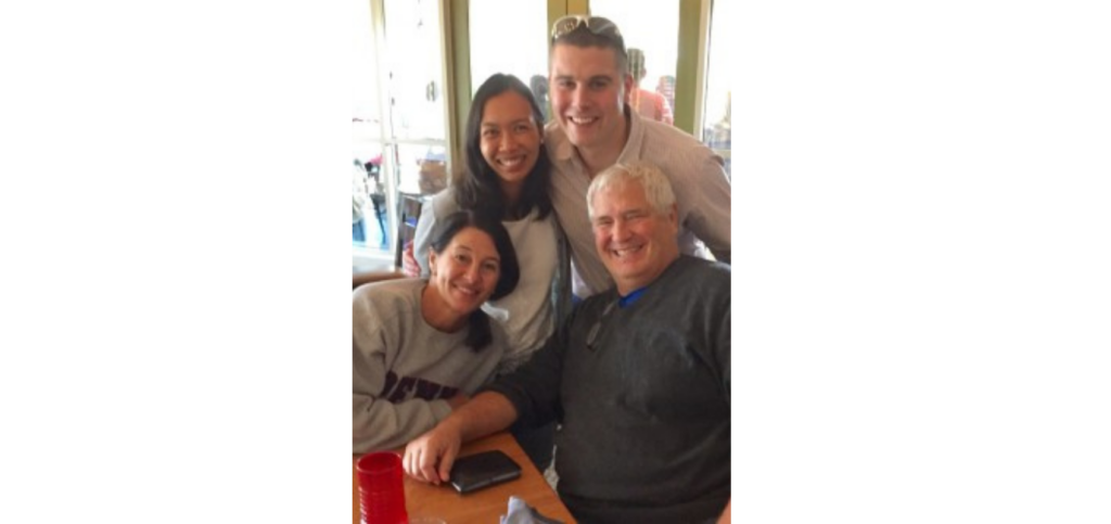 Dr. Tara Sexton and Dr. David “Swiz” Swiecinski with Dr. Andy Janiga and his wife, Jo-Ann, in 2017, early mentors in his dental mentorship for new dentists journey.