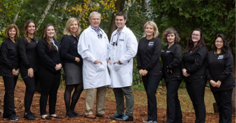Spear Digest Path to practice ownership: Dr. Andy Janiga with his senior partner and dental team during his partnership years
