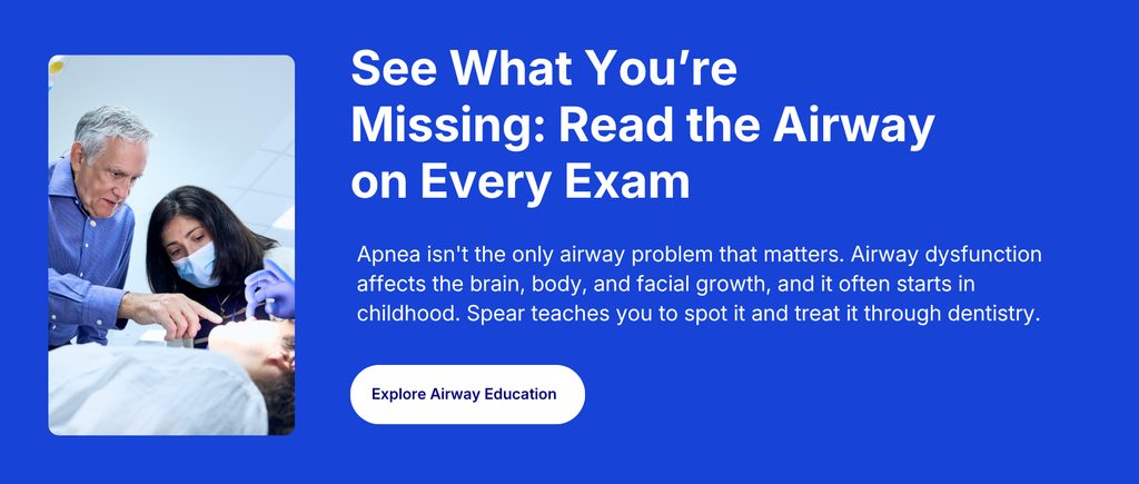 dentists role airway health education cta graphic