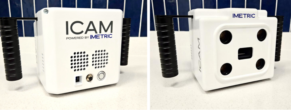 Photogrammetry for Dental Implants: The Cost of Efficiency iCam4D by iMetric device used for photogrammetry for dental implants, shown from front and back
